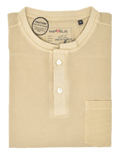 Load image into Gallery viewer, Poloshirt - Casual Fit - Stehkragen - Einfarbig - Beige