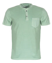 Laden Sie das Bild in den Galerie-Viewer, Poloshirt - Casual Fit - Stehkragen - Einfarbig - Grün