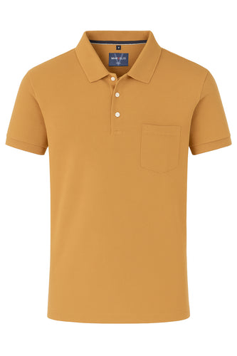 Poloshirt - Quick Dry - Einfarbig - Nougat