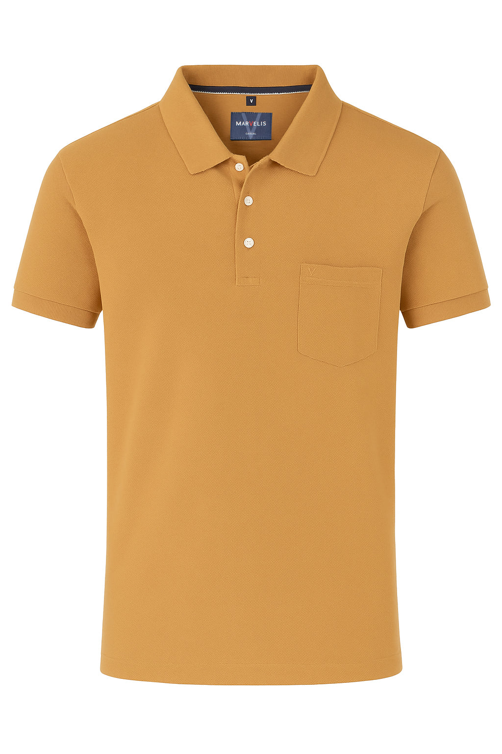 Poloshirt - Quick Dry - Einfarbig - Nougat
