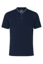 Laden Sie das Bild in den Galerie-Viewer, Poloshirt - Stehkragen - Einfarbig - Marine