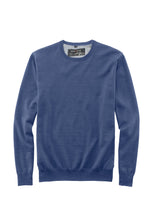 Laden Sie das Bild in den Galerie-Viewer, Pullover - Casual Fit - Rundhals - Einfarbig - Blau