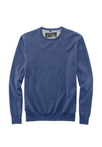 Pullover - Casual Fit - Rundhals - Einfarbig - Blau