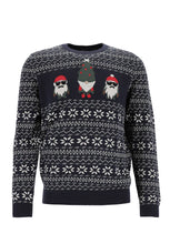 Load image into Gallery viewer, Pullover - Casual Fit - Rundhals - Weihnachten - Dunkelblau