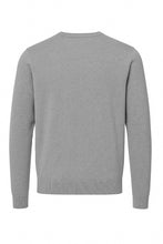 Load image into Gallery viewer, Pullover - Casual Fit - V-Ausschnitt - Einfarbig - Grau