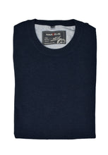Laden Sie das Bild in den Galerie-Viewer, Pullover - Casual Fit - Rundhals - Einfarbig - Marine