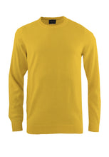 Load image into Gallery viewer, Pullover - Merino - Casual Fit - V-Ausschnitt - Einfarbig - Gelb