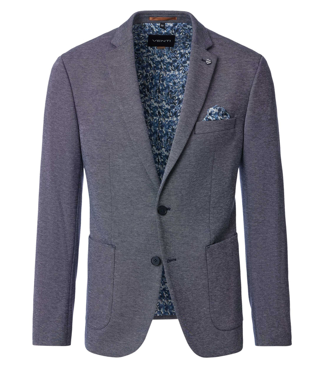 Sakko/Blazer - Casual Fit - Struktur - Anthrazit