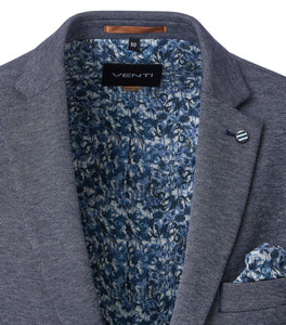 Sakko/Blazer - Casual Fit - Struktur - Blau