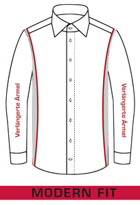 Jerseyhemd - Modern Fit - ELA - Einfarbig - Dunkelblau