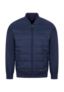 Steppjacke/Übergangsjacke - Casual Fit - Einfarbig - Marine