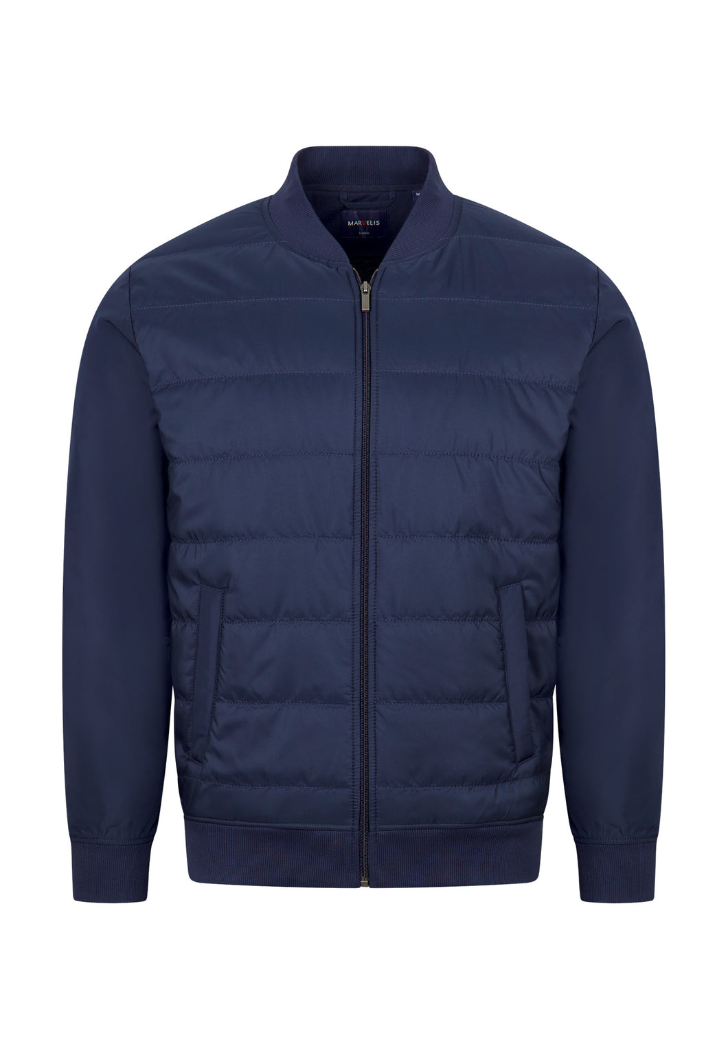 Steppjacke/Übergangsjacke - Casual Fit - Einfarbig - Marine