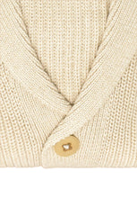 Load image into Gallery viewer, Strickjacke - Casual Fit - Einfarbig - Beige
