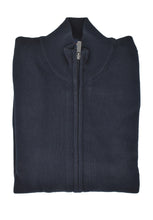 Laden Sie das Bild in den Galerie-Viewer, Strickjacke - Casual Fit - Einfarbig - Marine