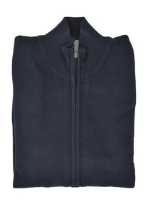 Strickjacke - Casual Fit - Einfarbig - Marine
