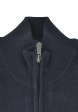 Laden Sie das Bild in den Galerie-Viewer, Strickjacke - Casual Fit - Einfarbig - Marine