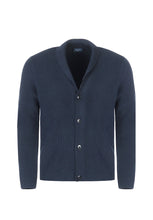 Load image into Gallery viewer, Strickjacke - Casual Fit - Einfarbig - Marine