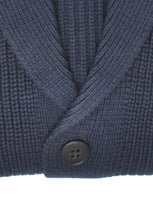 Load image into Gallery viewer, Strickjacke - Casual Fit - Einfarbig - Marine