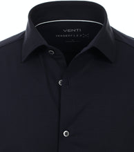 Laden Sie das Bild in den Galerie-Viewer, Jerseyhemd - Modern Fit - Langarm - Einfarbig - Blau