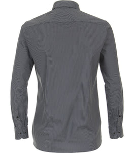 Businesshemd - Modern Fit - Langarm - Einfarbig - Schwarz