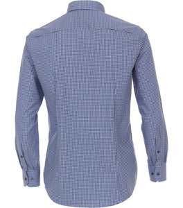 Businesshemd - Modern Fit - Langarm - Einfarbig - Blau