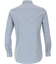 Laden Sie das Bild in den Galerie-Viewer, Jerseyhemd - Modern Fit - Langarm - Einfarbig - Hellblau