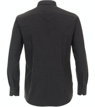 Laden Sie das Bild in den Galerie-Viewer, Jerseyhemd - Modern Fit - Langarm - Einfarbig - Anthrazit