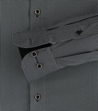 Laden Sie das Bild in den Galerie-Viewer, Businesshemd - Modern Fit - Langarm - Einfarbig - Schwarz