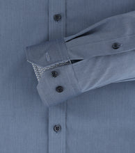 Laden Sie das Bild in den Galerie-Viewer, Businesshemd - Body Fit - Langarm - Einfarbig - Blau