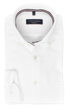 Laden Sie das Bild in den Galerie-Viewer, Casamoda Herren Businesshemd Modern Fit Button Down Kragen Langarm Einfarbig Weiß