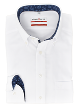 Load image into Gallery viewer, Marvelis Herren Businesshemd Modern Fit Button Down Kragen Uni