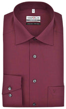 Laden Sie das Bild in den Galerie-Viewer, Marvelis Herren Businesshemd Comfort Fit Hemd Einfarbig Langarm