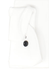 Marvelis Herren Businesshemd Modern Fit Kent Kragen Extra Langer Arm 69cm Einfarbig Weiß