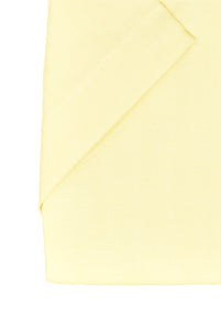 Kurzarmhemd - Comfort Fit - Einfarbig - Gelb