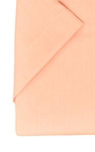 Kurzarmhemd - Comfort Fit - Einfarbig - Koralle