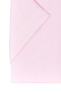 Kurzarmhemd - Comfort Fit - Einfarbig - Rosa