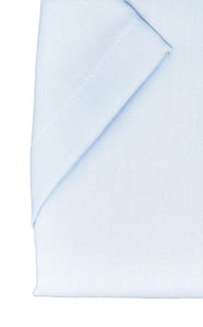 Marvelis Herren Businesshemd Modern Fit Kent Kragen Kurzarm Einfarbig Hellblau