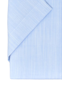 Marvelis Herren Kurzarmhemd Modern Fit Kent Kragen Kurzarm Einfarbig Hellblau