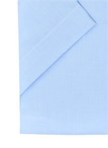 Kurzarmhemd - Modern Fit - Einfarbig - Hellblau