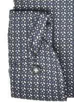 Load image into Gallery viewer, Marvelis Herren Businesshemd Modern Fit Kent Kragen Langarm Muster Anthrazit