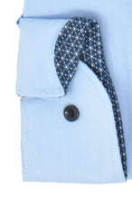 Laden Sie das Bild in den Galerie-Viewer, Marvelis Herren Businesshemd Modern Fit Kent Kragen Extra Langer Arm 69cm Einfarbig Hellblau