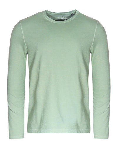 T-Shirt - Casual Fit - Rundhals - Einfarbig - Hellgrün
