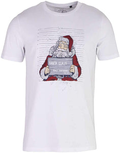 T-Shirt - Casual Fit - Print - Weiß