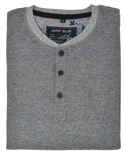 T-Shirt - Longsleeve - Uni - Grau