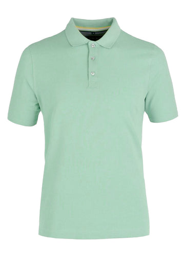 Poloshirt - Casual Fit - Polokragen - Einfarbig - Hellgrün