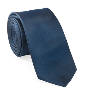 Una Krawatte Plain 5cm reine Seide