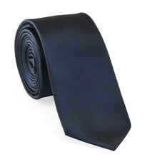 Laden Sie das Bild in den Galerie-Viewer, Krawatte Plain einfarbig reine Seide 6cm in vielen Farben