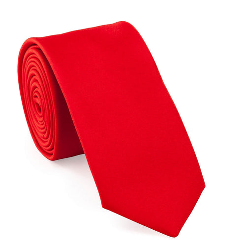 Krawatte Plain einfarbig reine Seide 6cm in vielen Farben