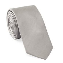 Load image into Gallery viewer, Una Krawatte Plain 5cm reine Seide