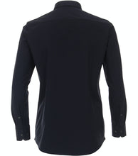 Laden Sie das Bild in den Galerie-Viewer, VENTI Herren Jerseyhemd Modern Fit Kent-Kragen Langarm Einfarbig Blau